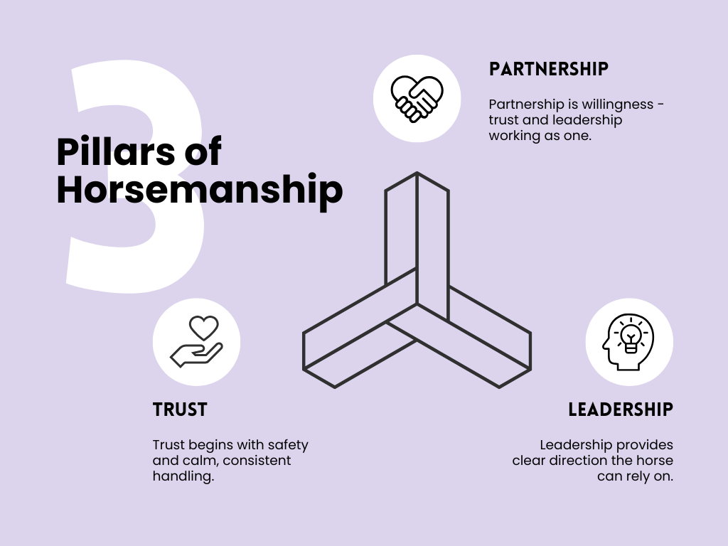 From Trust to Partnership: The Three Pillars of&nbsp;Horsemanship